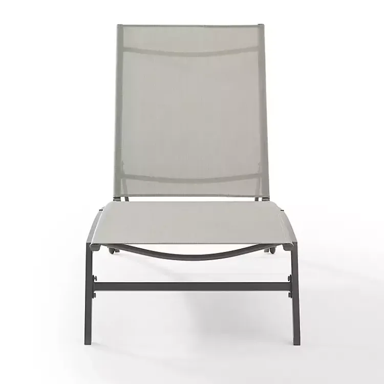 Kirklands Home Gibson Gray Mesh Outdoor Loungers, Set of 2 Best