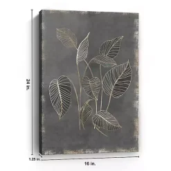 Kirklands Home Gilded Botanical III Canvas Art Print Sale