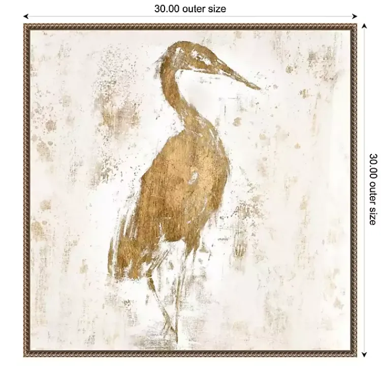 Kirklands Home Gilded Heron I Canvas Art Print Online
