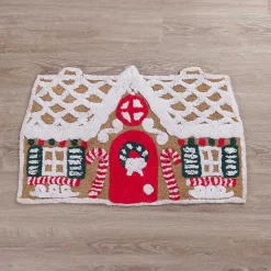 Christmas Decorations>Kirklands Home Gingerbread Christmas Bath Mat