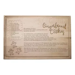 Christmas Dining & Entertaining>Kirklands Home Gingerbread Cookies Maple Cutting Board Tan