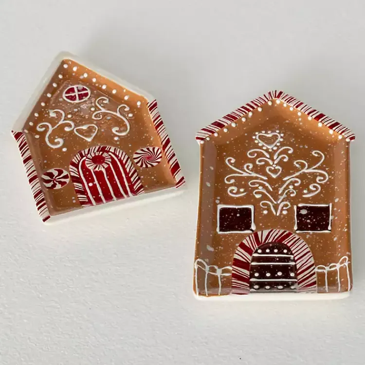 Christmas Dining & Entertaining>Kirklands Home Gingerbread House Serving Trays, Set of 2 Brown
