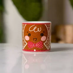 Candles>Kirklands Home Gingerbread Man Jar Candle Brown