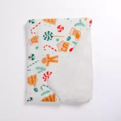 Blankets & Throws>Kirklands Home Gingerbread Sherpa Plush Throw