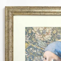Kirklands Home Girl With a Pearl Earring Framed Art Print