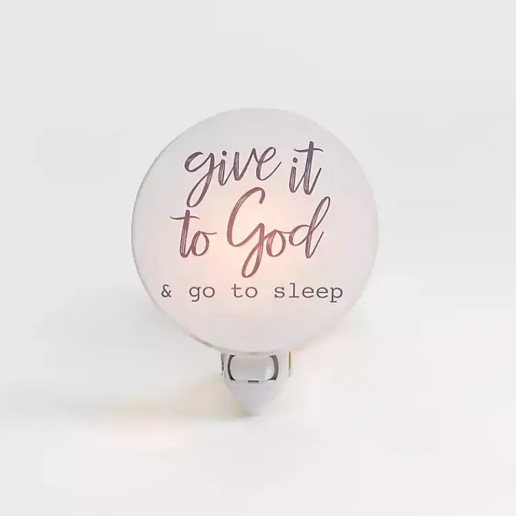 Kirklands Home Give it to God Night Light Outlet