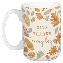 Fall>Kirklands Home Give Thanks Every Day Mugs, Set of 2