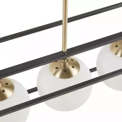 Kirklands Home Glass Globes Rectangle Chandelier Best