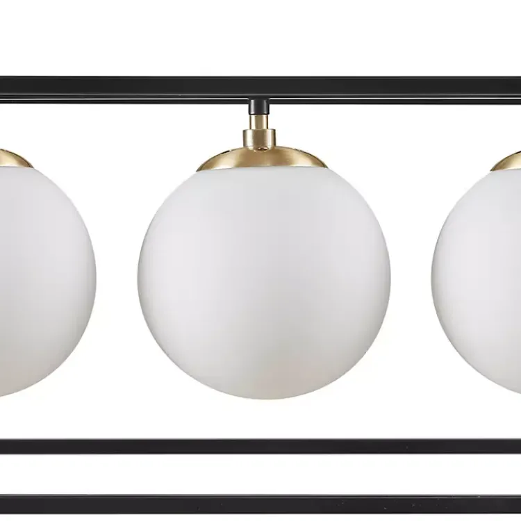 Kirklands Home Glass Globes Rectangle Chandelier Best