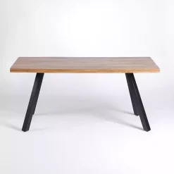 Kirklands Home Glenn Natural Wood Rectangular Dining Table Brown Sale