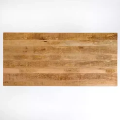 Kirklands Home Glenn Natural Wood Rectangular Dining Table Brown Sale