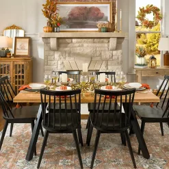 Kirklands Home Glenn Natural Wood Rectangular Dining Table Brown Sale