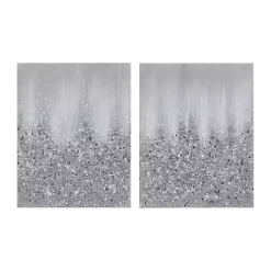 Kirklands Home Glimmer Gradient 2-pc. Abstract Wall Art Outlet