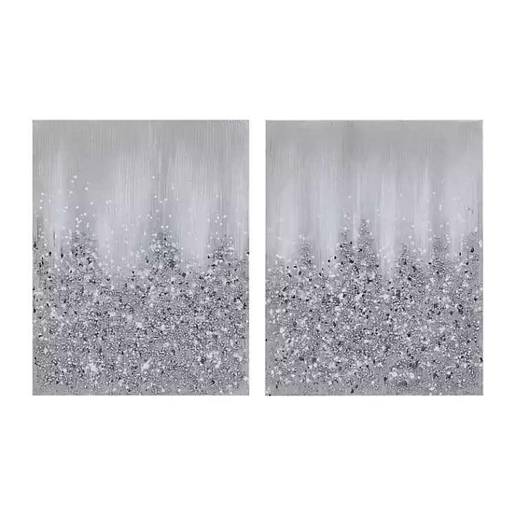 Kirklands Home Glimmer Gradient 2-pc. Abstract Wall Art Outlet