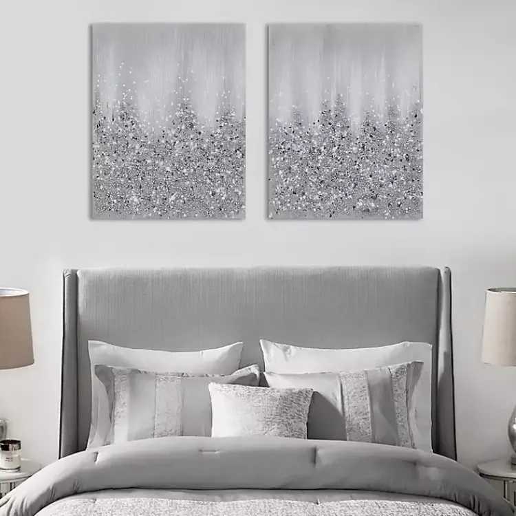 Kirklands Home Glimmer Gradient 2-pc. Abstract Wall Art Outlet