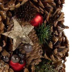 Christmas Decorations>Kirklands Home Glitter Pinecone Christmas Tree Brown
