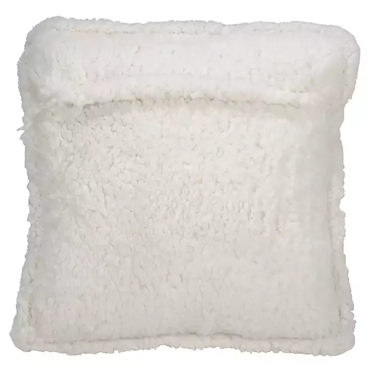 Pillows>Kirklands Home Glittery Gold Sherpa Sequins Throw Pillow