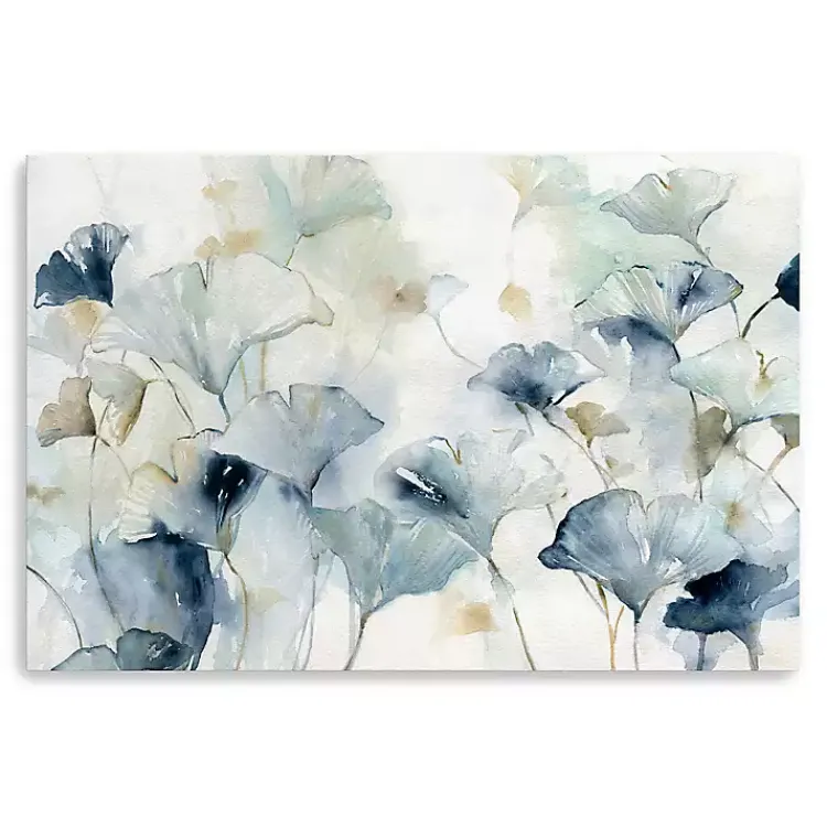 Kirklands Home Glorious Ginkgo Giclee Canvas Art Print, 60x40 in. Blue Hot