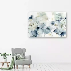 Kirklands Home Glorious Ginkgo Giclee Canvas Art Print, 60x40 in. Blue Hot