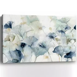 Kirklands Home Glorious Ginkgo Giclee Canvas Art Print, 60x40 in. Blue Hot