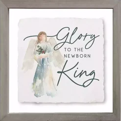 Christmas Art & Wall Decor>Kirklands Home Glory to the Newborn King Wall Plaque