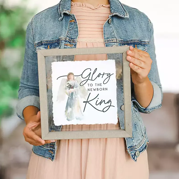 Christmas Art & Wall Decor>Kirklands Home Glory to the Newborn King Wall Plaque