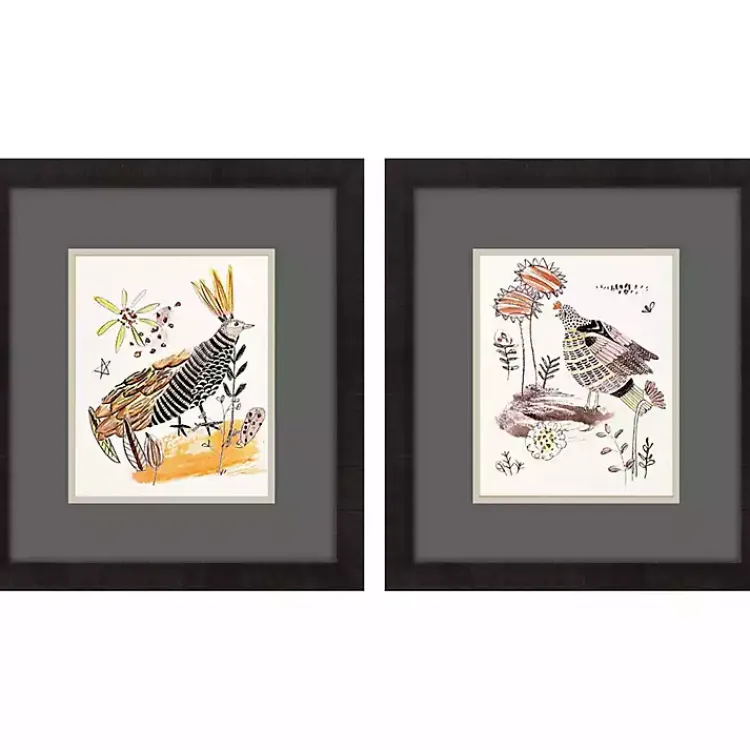 Kirklands Home Glowing Garden Framed Art Prints, Set of 2 Online
