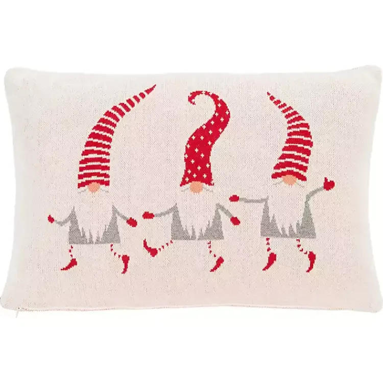 Christmas Pillows>Kirklands Home Gnome Elves Pillow