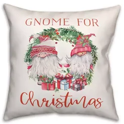 Pillows>Kirklands Home Gnome for Christmas Wreath Pillow Multi