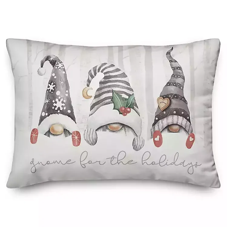Christmas Pillows>Kirklands Home Gnome for the Holidays Accent Pillow