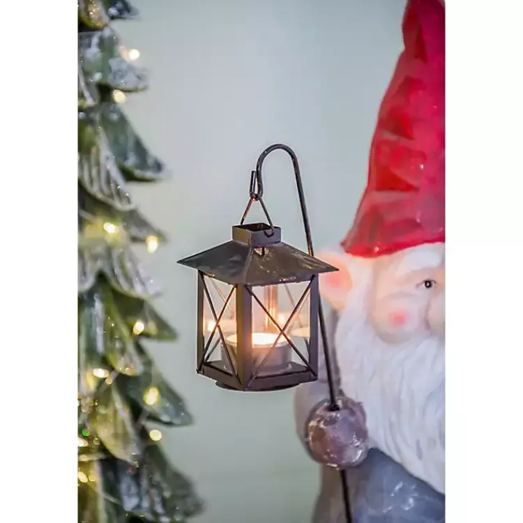 Christmas Decorations>Kirklands Home Gnome Holding Lantern Christmas Decoration