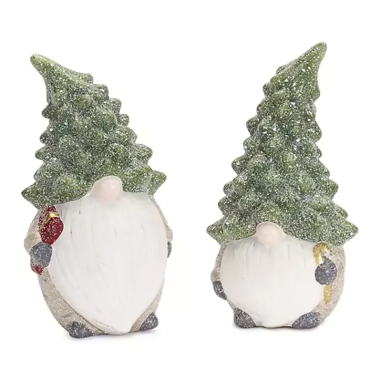 Christmas Decorations>Kirklands Home Gnomes with Pine Tree Hats, Set of 2