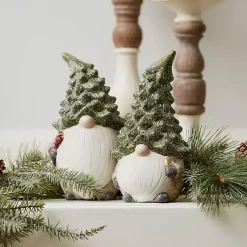 Christmas Decorations>Kirklands Home Gnomes with Pine Tree Hats, Set of 2