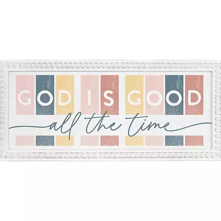 Kirklands Home God is Good All The Time Wall Plaque Discount