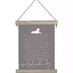 Kirklands Home God Made a Dog Wall Plaque Best