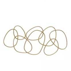 Kirklands Home Abstract Rings Metal Wall Plaque Gold