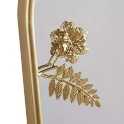 Kirklands Home Gold Adaline Floral Arched Wall Mirror Outlet