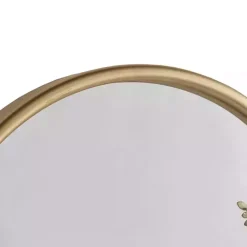 Kirklands Home Gold Adaline Floral Arched Wall Mirror Outlet