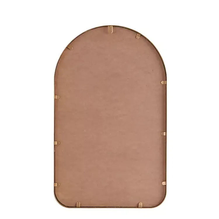 Kirklands Home Gold Adaline Floral Arched Wall Mirror Outlet