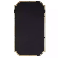 Kirklands Home Gold Adelaide Scalloped Rectangular Wall Mirror