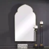 Kirklands Home Gold and Bronze Metal Arch Mirror Sale