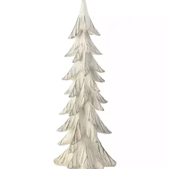 Christmas Decorations>Kirklands Home Gold and White Weathered Christmas Tree