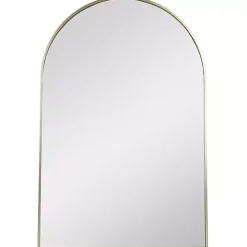 Kirklands Home Gold Arch Frame Modern Wall Mirror Outlet