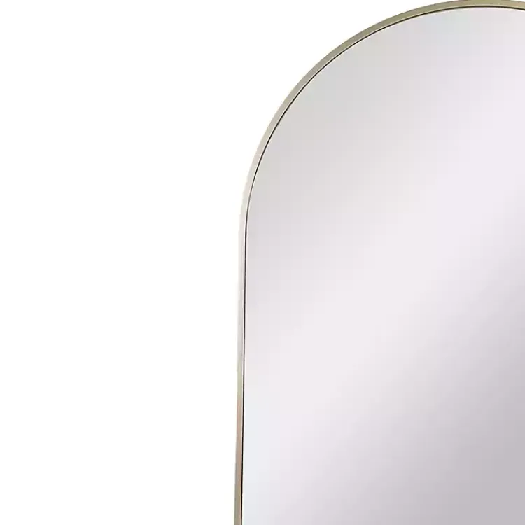 Kirklands Home Gold Arch Frame Modern Wall Mirror Outlet