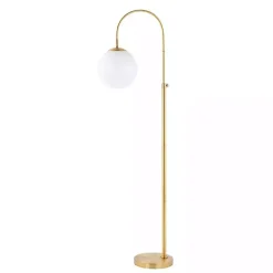Kirklands Home Arch Globe Adjustable Floor Lamp Gold Clearance