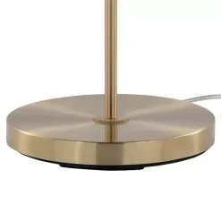 Kirklands Home Arch Metro Glass Globe Floor Lamp Gold