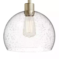 Kirklands Home Arch Metro Glass Globe Floor Lamp Gold
