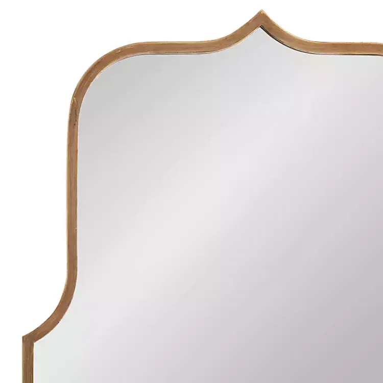Kirklands Home Arched Scallop Wall Mirror Gold Sale