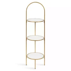 Kirklands Home Gold Arched 3-Tier Plant Stand New