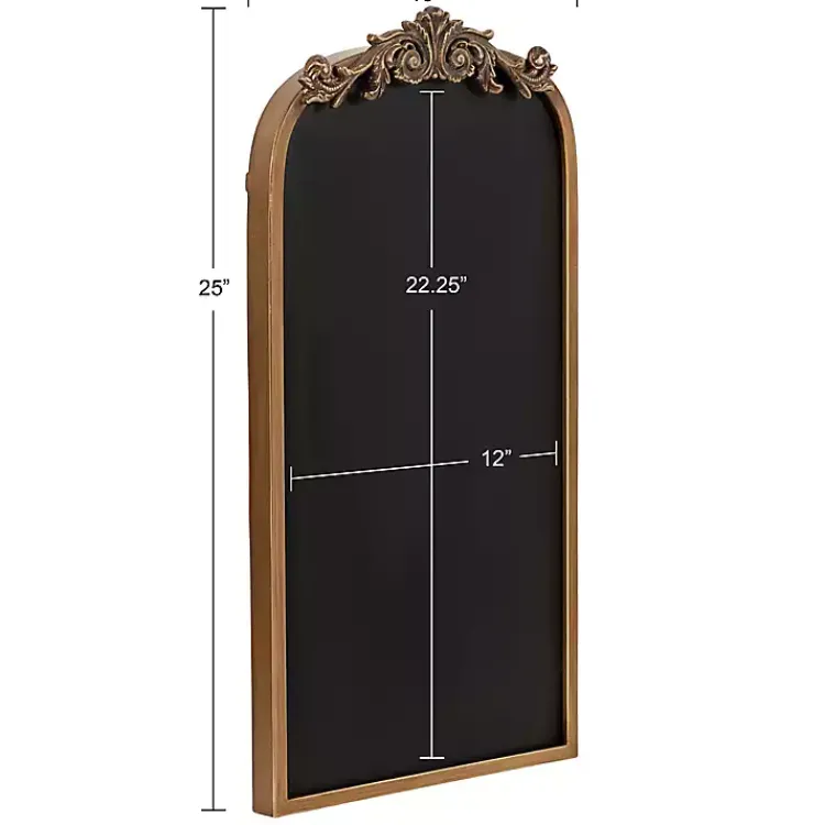 Memo & Chalkboards>Kirklands Home Arendahl Arched Chalkboard Gold